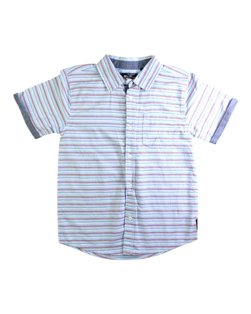 A White Short Sleeve Shirts from Ben Sherman in size 7Y for boy. (Front View)