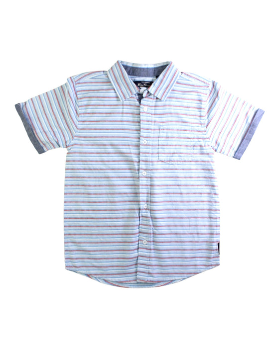 A White Short Sleeve Shirts from Ben Sherman in size 7Y for boy. (Front View)