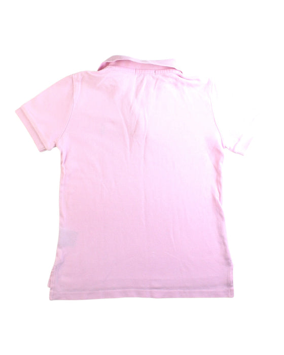 A Pink Short Sleeve Polos from Ralph Lauren in size 5T for neutral. (Back View)