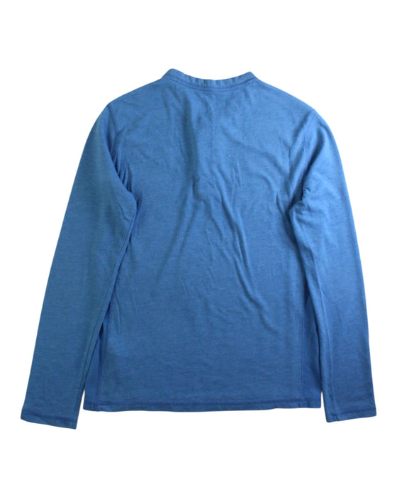 A Blue Long Sleeve T Shirts from Abercrombie & Fitch in size 9Y for boy. (Back View)