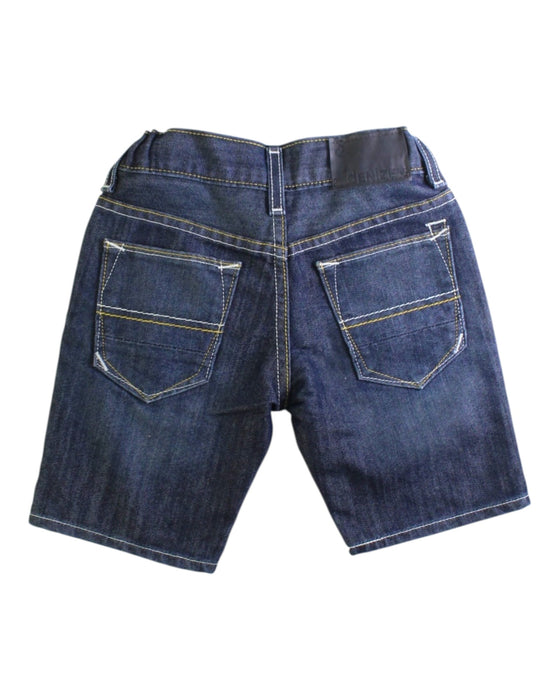 A Blue Shorts from Levi's in size 7Y for boy. (Back View)