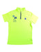 A Yellow Short Sleeve Polos from Le Coq Sportif in size 10Y for boy. (Front View)