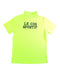 A Yellow Short Sleeve Polos from Le Coq Sportif in size 10Y for boy. (Back View)