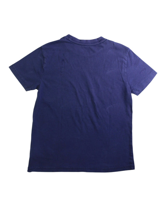 A Navy Short Sleeve T Shirts from Polo Ralph Lauren in size 7Y for boy. (Back View)