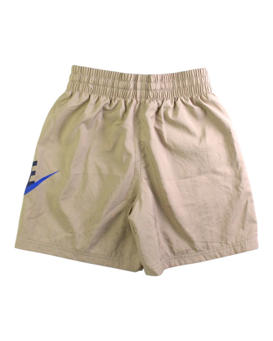 A Beige Shorts from Nike in size 8Y for boy. (Back View)