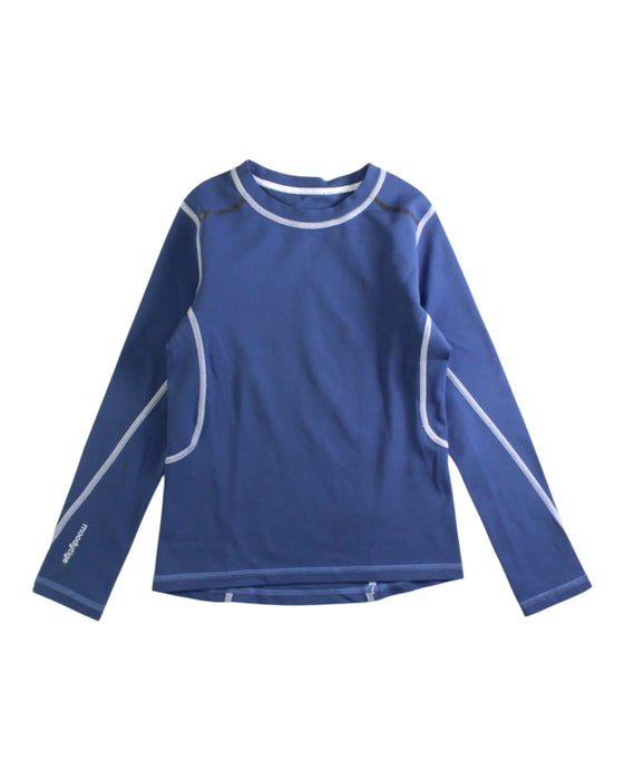 A Blue Rash Guards from Moody Tiger in size 4T for boy. (Front View)