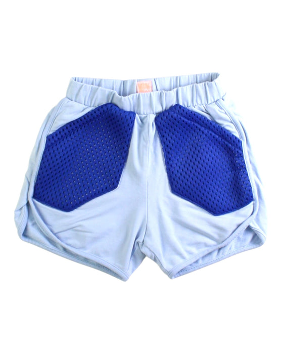 A Blue Shorts from Wauw Capow in size 4T for boy. (Front View)