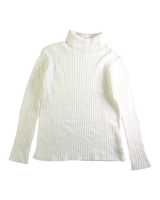 A White Long Sleeve Tops from Benebene in size 4T for girl. (Front View)