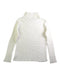 A White Long Sleeve Tops from Benebene in size 4T for girl. (Back View)