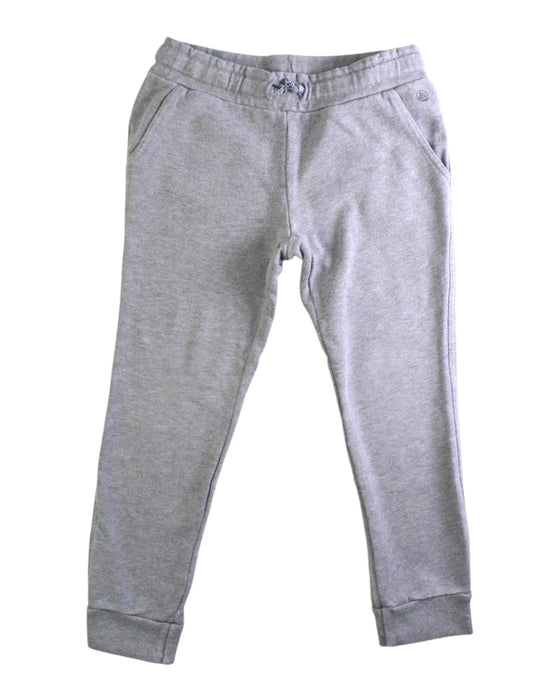 A Grey Sweatpants from Petit Bateau in size 6T for boy. (Front View)