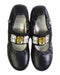 A Black Flats from I Pinco Pallino in size 7Y for girl. (Back View)