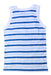 A Blue Sleeveless Shirts from Petit Bateau in size 3T for boy. (Back View)