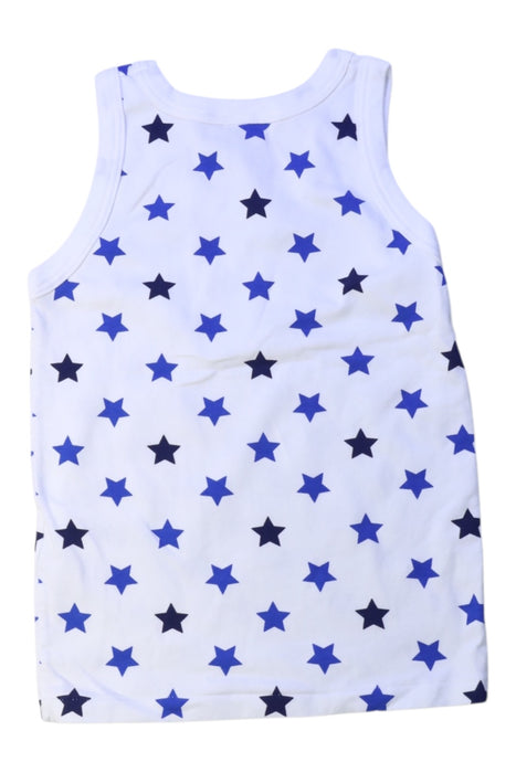 A White Sleeveless Tops from Petit Bateau in size 3T for boy. (Back View)