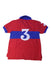 A Red Short Sleeve Polos from Polo Ralph Lauren in size 3T for boy. (Back View)