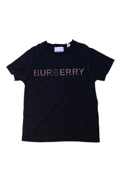 A Black Short Sleeve T Shirts from Burberry in size 3T for boy. (Front View)
