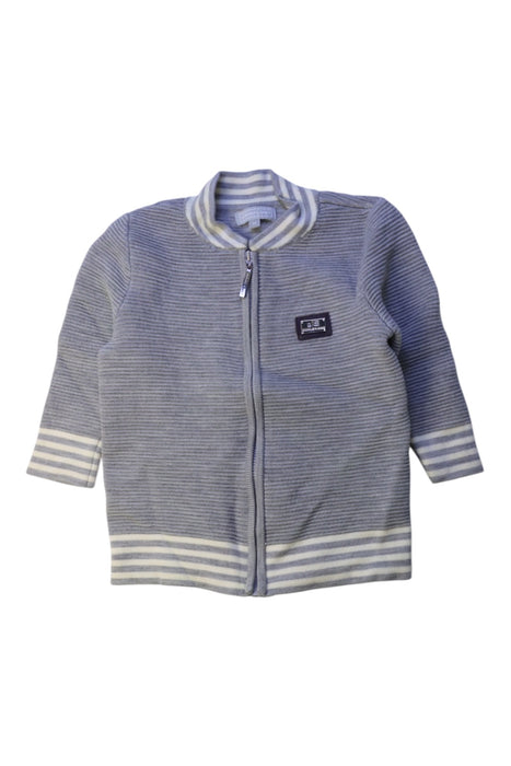 A Grey Zippered Sweatshirts from Nicholas & Bears in size 2T for boy. (Front View)