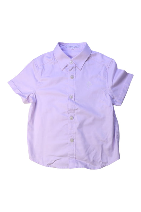 A Purple Short Sleeve Shirts from Nicholas & Bears in size 3T for boy. (Front View)