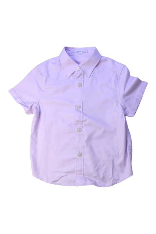 A Purple Short Sleeve Shirts from Nicholas & Bears in size 3T for boy. (Front View)