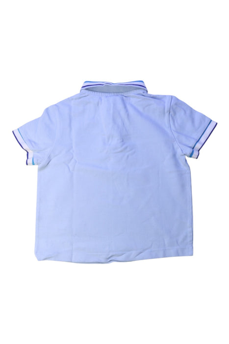 A White Short Sleeve Polos from Jacadi in size 4T for boy. (Back View)