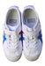 A White Sneakers from Onitsuka Tiger in size 5T for boy. (Back View)