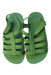 A Green Sandals from Mini Melissa in size 4T for girl. (Back View)