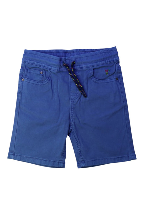A Blue Shorts from Mayoral in size 4T for boy. (Front View)
