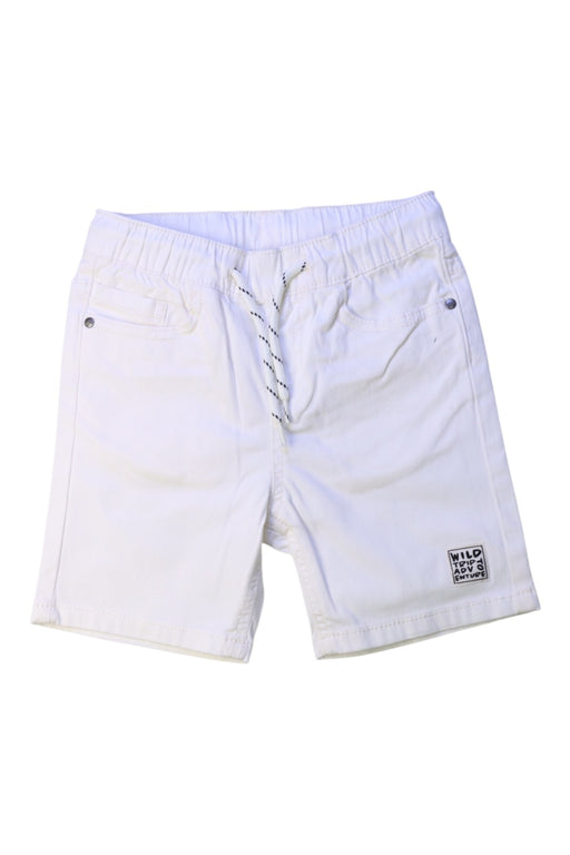 A White Shorts from Mayoral in size 3T for boy. (Front View)