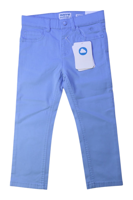 A Blue Jeans from Mayoral in size 2T for boy. (Front View)