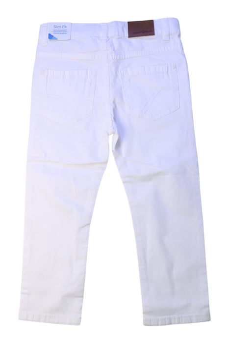 A White Jeans from Mayoral in size 2T for boy. (Back View)
