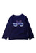 A Navy Crewneck Sweatshirts from Jacadi in size 6T for boy. (Front View)