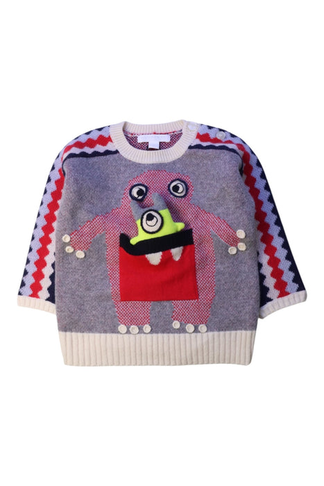 A Grey Knit Sweaters from Burberry in size 6-12M for boy. (Front View)