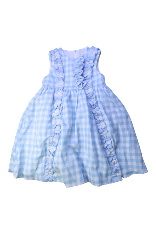 A Blue Sleeveless Dresses from Nicholas & Bears in size 3T for girl. (Front View)