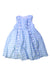A Blue Sleeveless Dresses from Nicholas & Bears in size 3T for girl. (Front View)