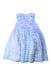 A Blue Sleeveless Dresses from Nicholas & Bears in size 3T for girl. (Back View)