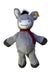A Grey Soft Toys from Steiff in size O/S for neutral. (Front View)