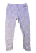 A White Leggings from Miki House in size 2T for girl. (Front View)