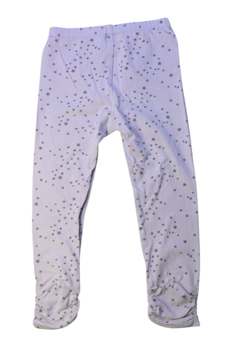 A White Leggings from Miki House in size 2T for girl. (Back View)