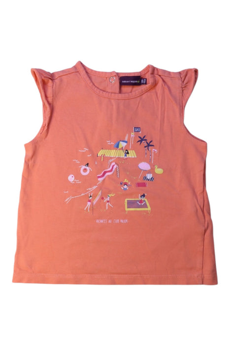 A Orange Sleeveless Tops from Sergent Major in size 3T for girl. (Front View)