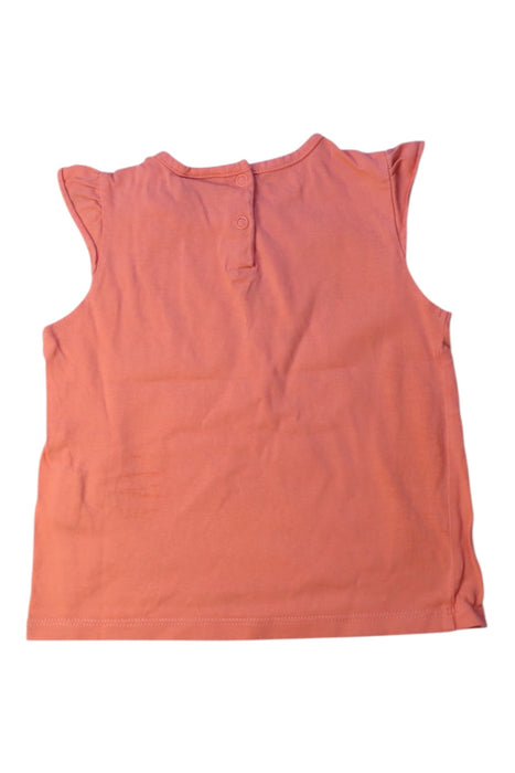 A Orange Sleeveless Tops from Sergent Major in size 3T for girl. (Back View)