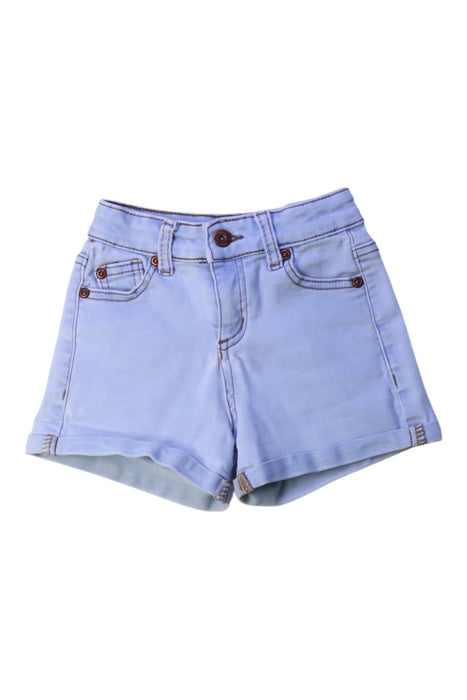 A Blue Shorts from Seed in size 4T for girl. (Front View)