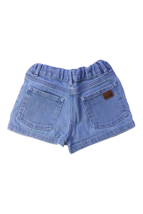 A Blue Shorts from Bonton in size 4T for girl. (Back View)