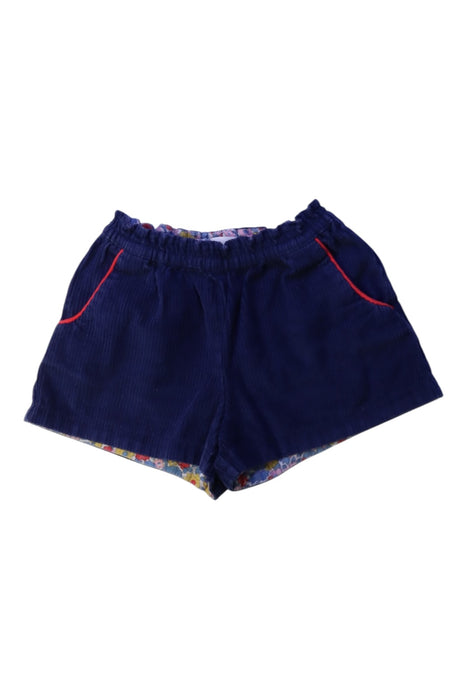 A Navy Shorts from Boden in size 5T for girl. (Front View)