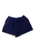 A Navy Shorts from Boden in size 5T for girl. (Front View)