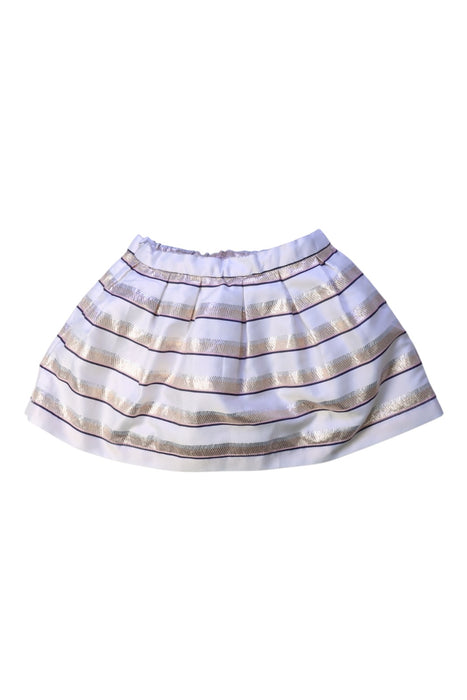 A White Short Skirts from Seed in size 4T for girl. (Front View)