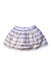 A White Short Skirts from Seed in size 4T for girl. (Front View)