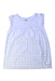 A Blue Sleeveless Tops from Petit Bateau in size 6T for girl. (Front View)