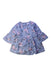 A Blue Long Sleeve Dresses from Little Mercerie in size 4T for girl. (Front View)