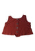 A Burgundy Sleeveless Tops from Seed in size 4T for girl. (Front View)