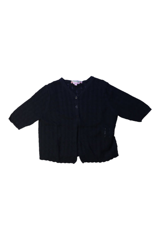A Black Cardigans from Bonpoint in size 4T for girl. (Front View)
