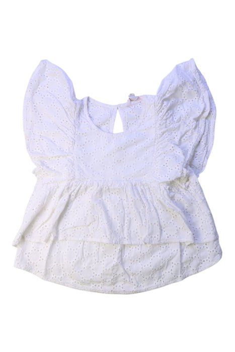 A White Sleeveless Tops from Country Road in size 3T for girl. (Front View)
